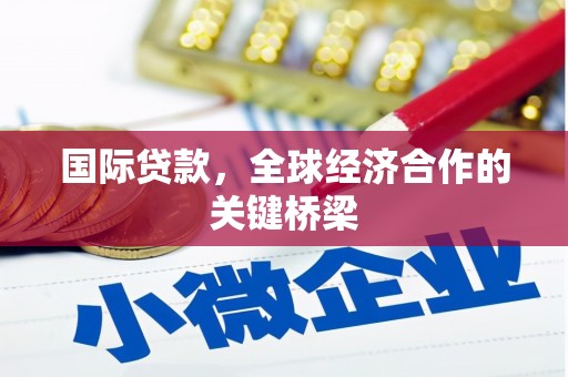 仁怀国际贷款，全球经济合作的关键桥梁