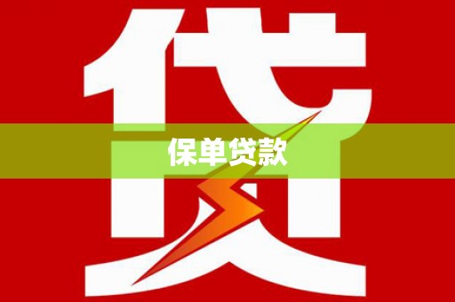 仁怀保单贷款