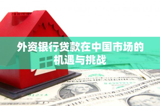 仁怀外资银行贷款在中国市场的机遇与挑战