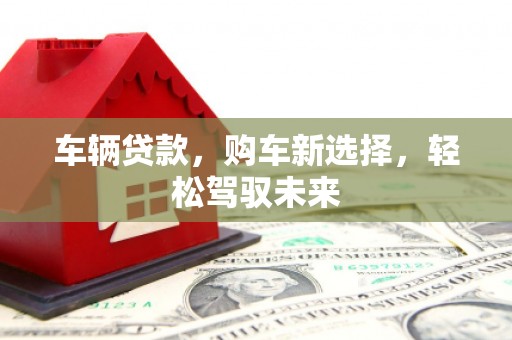 仁怀车辆贷款，购车新选择，轻松驾驭未来