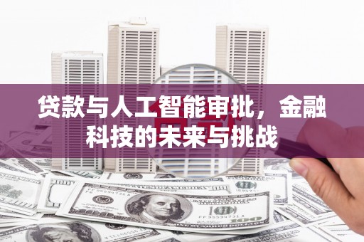 仁怀贷款与人工智能审批，金融科技的未来与挑战