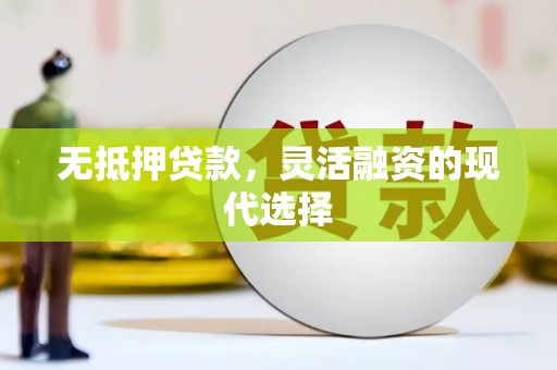 仁怀无抵押贷款，灵活融资的现代选择