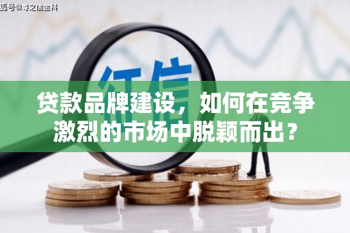 仁怀贷款品牌建设，如何在竞争激烈的市场中脱颖而出？